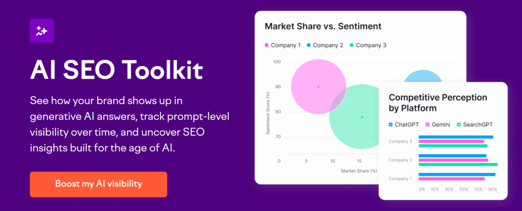 AI SEO toolkit from SEMrush