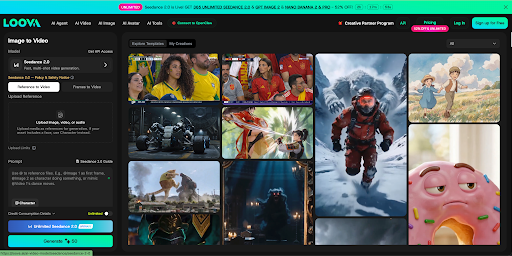 loova image to video tool